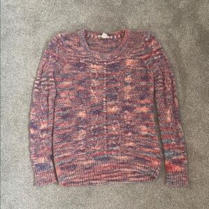 Forever 21 Pink and Purple Knit Women's Sweater
